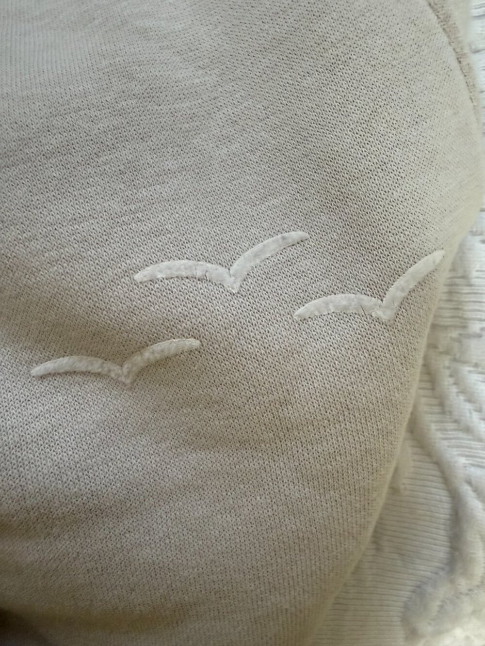 🦋 2/30 LazyPants Cream Jogger Sweatpants Size Small - Picture 4 of 9